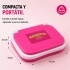 Mini Laptop Educativa Bilingüe con 52 Teclas Rosa 1