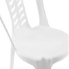 Pack 50 Sillas De Jardín Bistro Apilable Resistente Blancas Pack 50 Sillas De Jardín Bistro Apilable Resistente Blancas