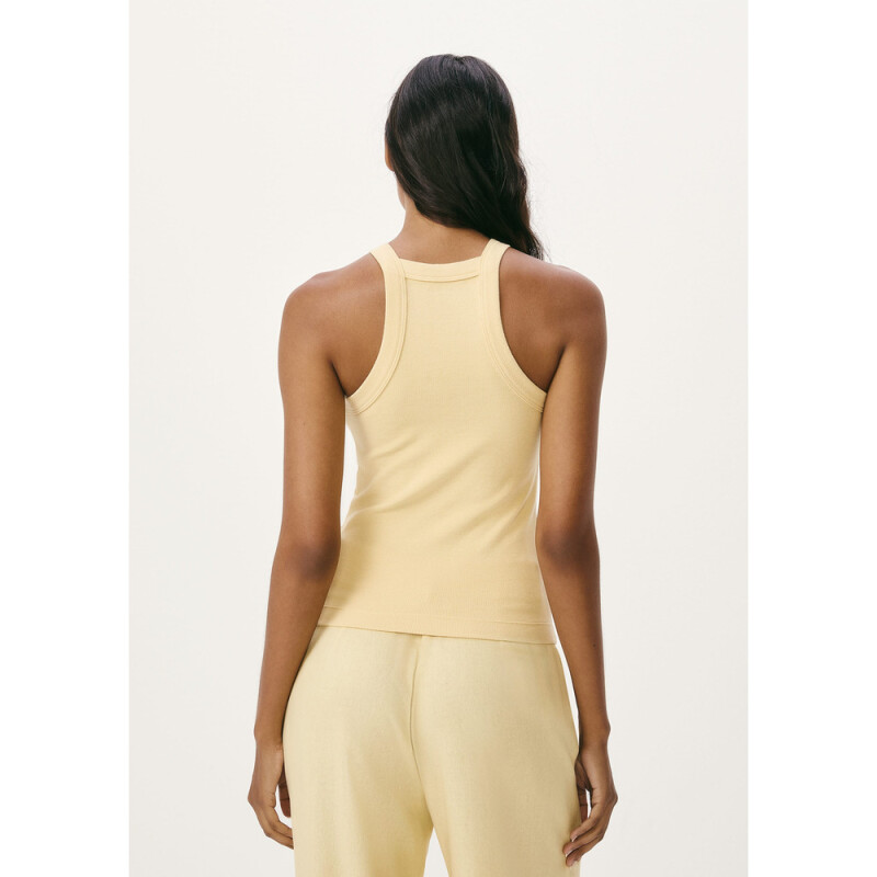 CAMISETA REGATA FEM AMARELO CLARO