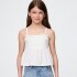 STRAPPY WOV BOW TOP NEW OFF WHITE