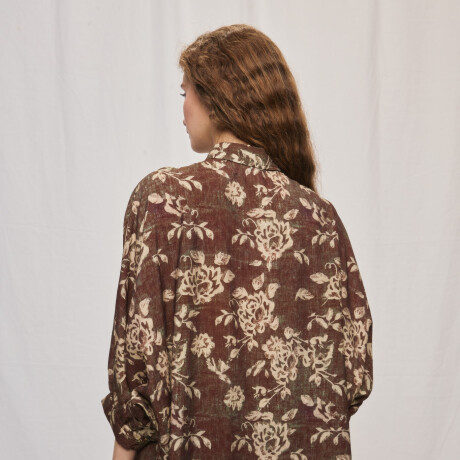 CAMISA ROSSI Marron