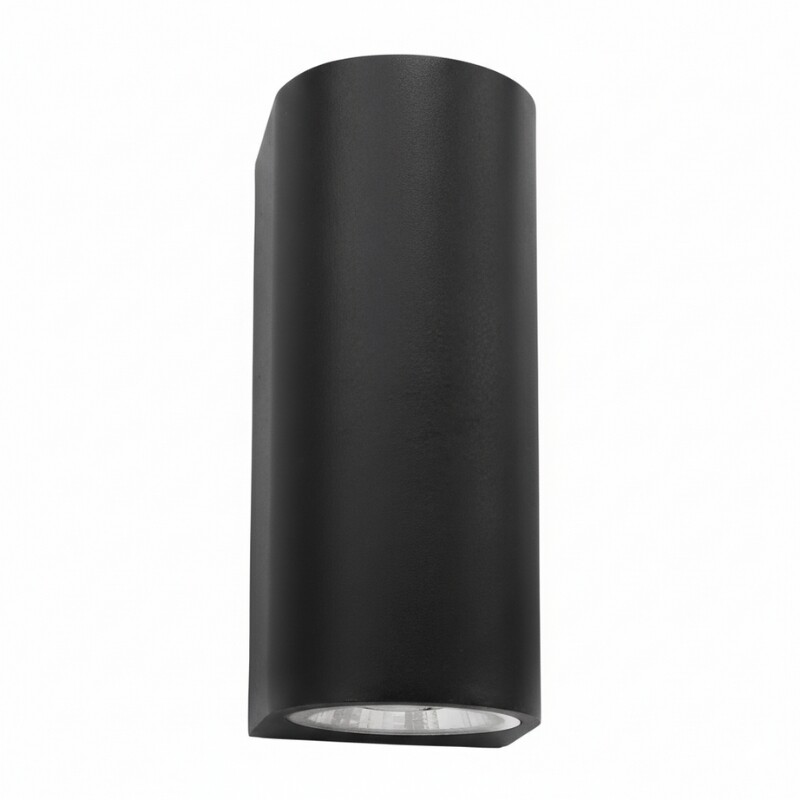 ARTEFACTO EXTERIOR ASTI PARA ADORSAR EN PARED BIDIRECCIONAL 12W Artefacto Exterior LED Asti Para Adorsar Bidireccional 12W Negro