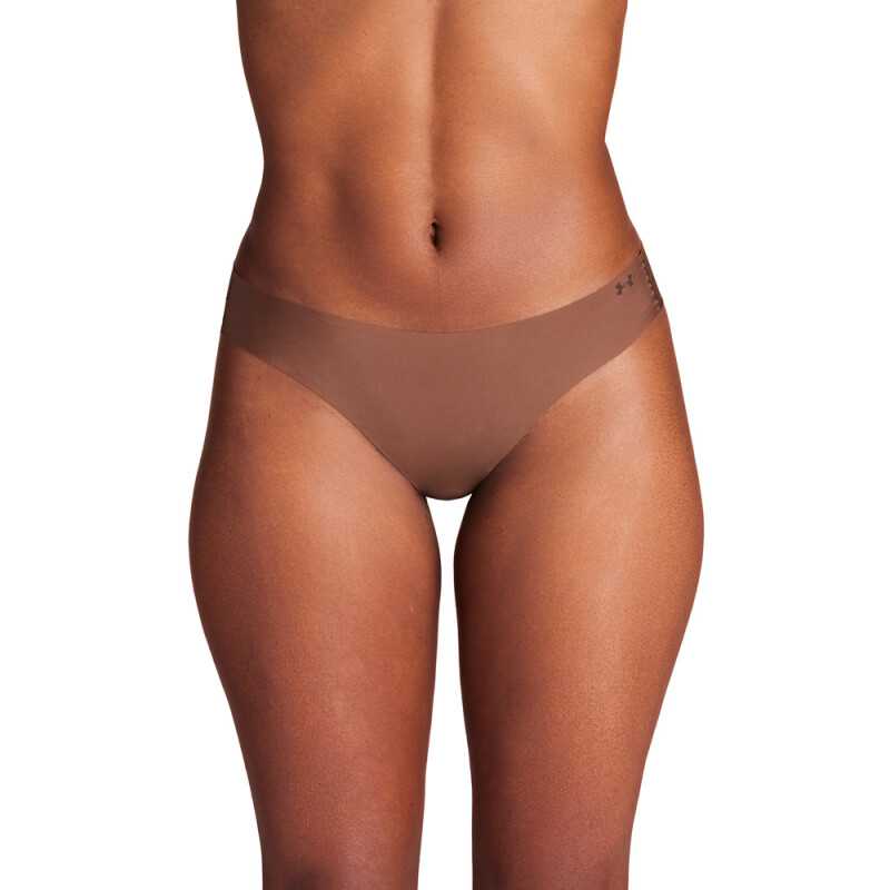 UA PURE STRETCH NO SHOW THONG -SOLID 3PK HUE