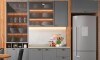 Bajo Mesada 3 Cajones + 2 Puertas (Con Tapa) - Linea Americana Gris