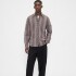 LS OX BAS STANDARD FIT BROWN MULTI PLAID