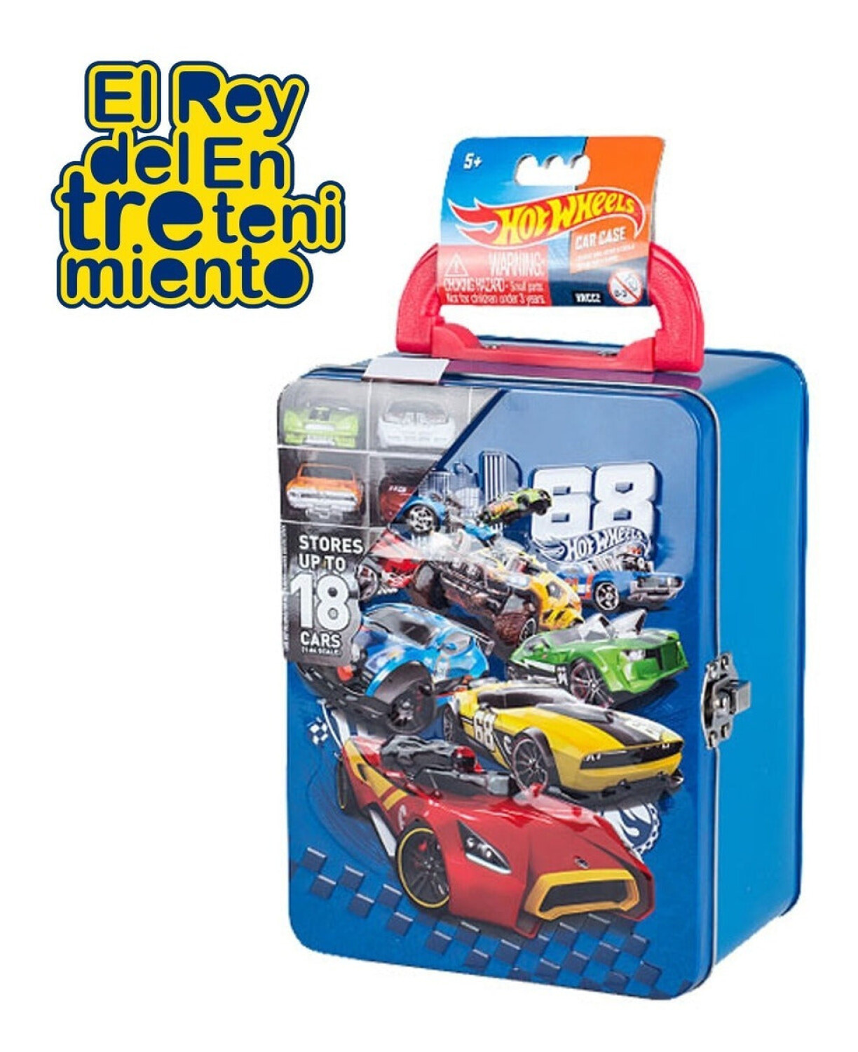 Hot Wheels Porta Autitos X Valija Metal El Rey Del Entretenimiento