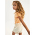 SHORTS FEM AMARELO CLARO