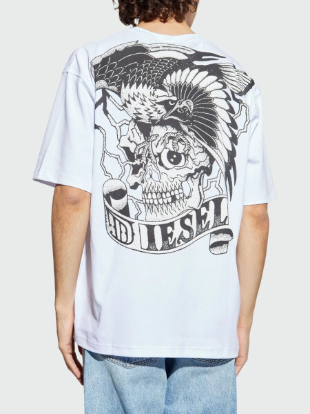 DIESEL - Remera T-Boggy-T2 Blanco