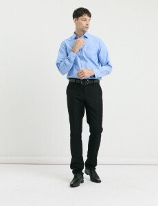 012487 CAMISA HARRINGTON LABEL Celeste