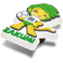 Jibbitz FIFA Zakumi WC Multicolor