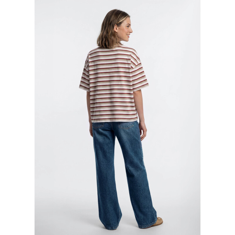CAMISETA MM OFF WHITE, VINHO E VERDE
