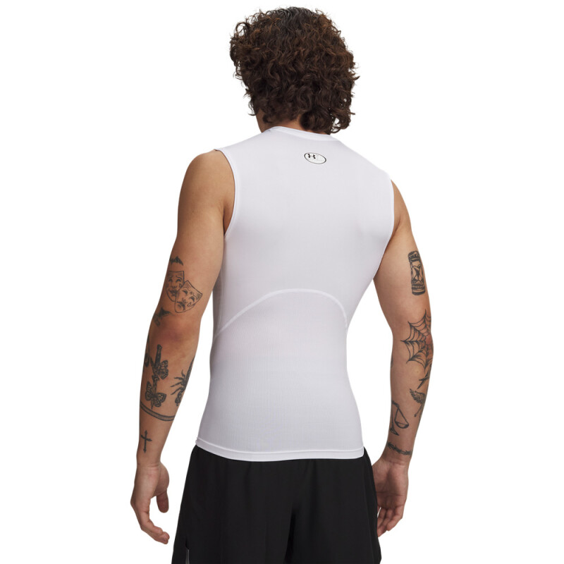 UA HG Armour Comp SL-WHT WHT-100