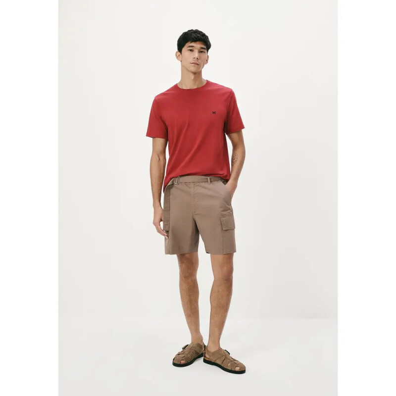 CAMISETA MM MASC VERMELHO