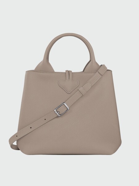 LONGCHAMP - LE ROSEAU, CARTERA DE MANO S Gris