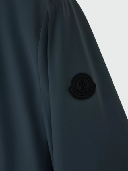 MONCLER - Campera corta con capucha Altair Gris