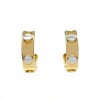Caravanas aros de oro Cartier 3/4 - Oro bajo - Sin piedra - CA8014 sinpiedra