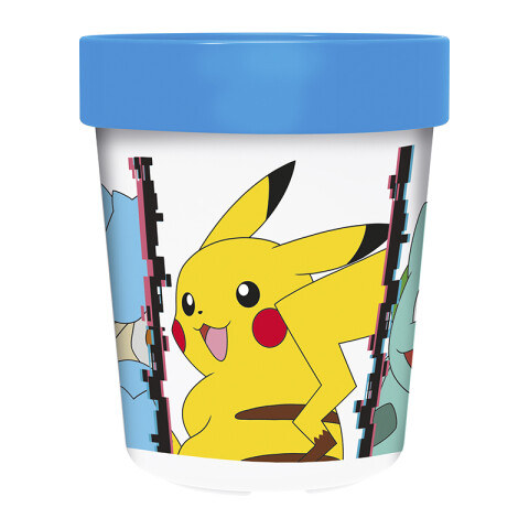 Vaso Plástico Pokémon para Microondas 260 ml U