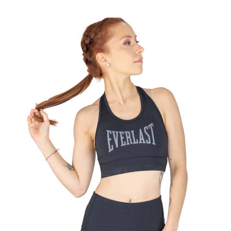 BRA FEM POLY/SPX EVERLAST BASIC BK W6 BLACK