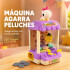 Máquina Infantil Grúa Agarra Juguetes Peluches Con Sonido Variante Color Violeta