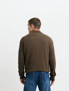 470981 CARDIGAN HARRINGTON LABEL Oliva