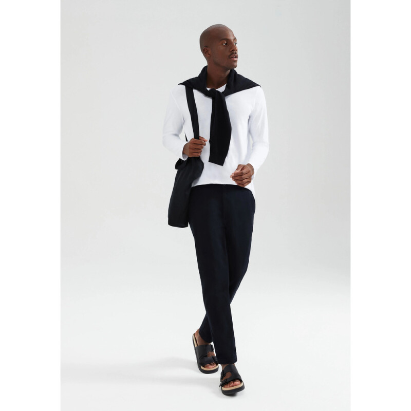 CAMISETA ML MASC BRANCO