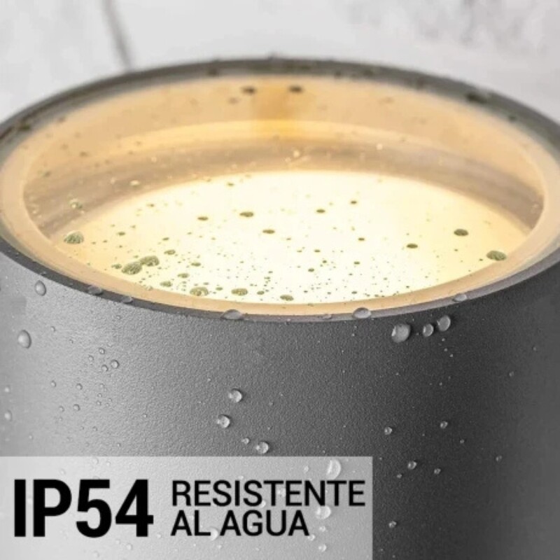 AEBC10XG Luminaria de Exterior Bidireccional Extra Grande Gris