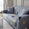 Funda sillón 4 cuerpos estampada Triángulos Grises