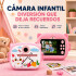 Cámara Gatito Infantil Instantánea 48MP Con Juegos Y Música Color Rosa
