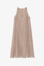 VESTIDO ARRUGADO Beige