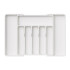 Organizador de Cubiertos Extensible Cajon Utensilios Cubertero IMBACK Blanco Organizador de Cubiertos Extensible Cajon Utensilios Cubertero IMBACK Blanco