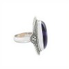 Anillo Oval-Plata 925-Piedra amatista imperial-AN3283 conpiedra