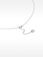 Collar Con Barras Y Circonitas - Plata De Ley 925 plateado