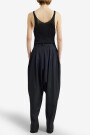 PANTALÓN DOUBLE ZIPPED SAROUEL Negro