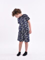PIJAMA PETER REMERA + SHORT ESTAMPADO 1