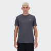 Remera New Balance Heathertech Negro