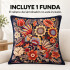 Fundas de Almohadón ZAL 50 x 50 cm Pack x2 Azul