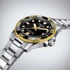 Reloj Tissot Seastar T1202101105100 para dama con correa de acero Negro