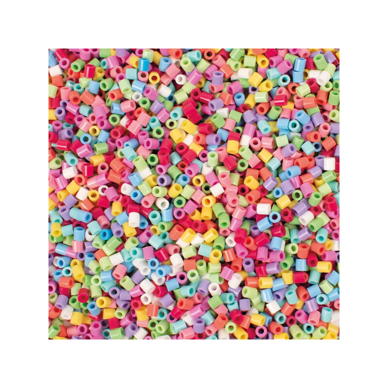 Cuentas para planchar 10 colores pasteles 20.000 piezas Hama Beads Playbox Cuentas para planchar 10 colores pasteles 20.000 piezas Hama Beads Playbox