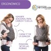 Mochila porta bebe fular pre armado chicco BOPPY gris