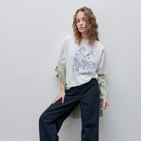 REMERA MECA Blanco
