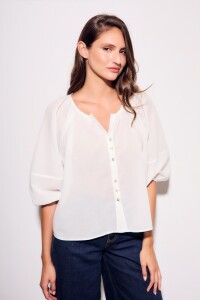 Blusa Algodón Crudo