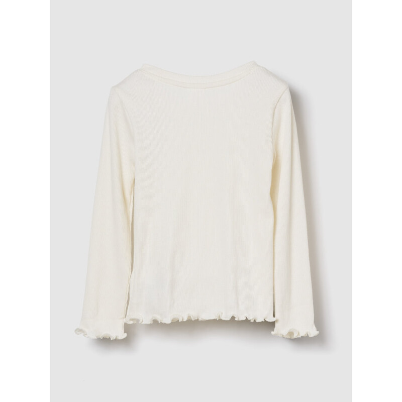 V-JPN LS LOGO RIB TEE IVORY FROST