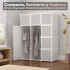 Placard Ropero IMBACK IBK-PLC010 | Organizador Modular de Ropa, Compacto, Resistente y Moderno Blanco Placard Ropero IMBACK IBK-PLC010 | Organizador Modular de Ropa, Compacto, Resistente y Moderno Blanco