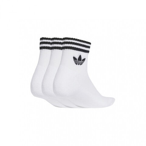 Medias adidas 3 Tiras White