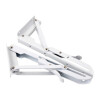 Ménsula metálica plegable 30x14 Blanco