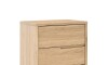 Mesa de Luz 2 cajones - Moderna Hanover Frizz