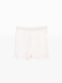SHORT FLORA OFF WHITE