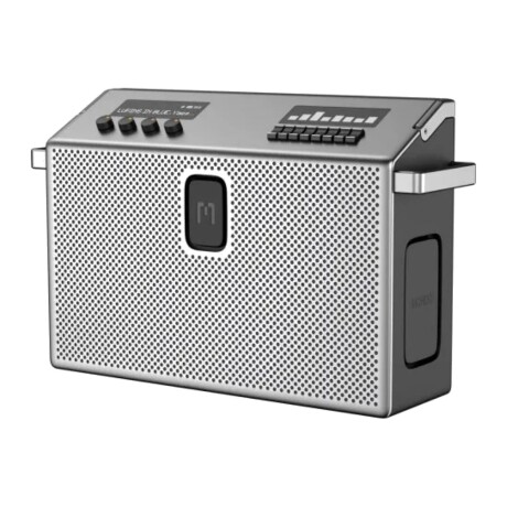 Parlante Bluetooth MONDO Speaker Large 96 W Metal gray