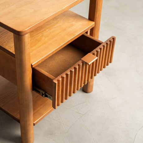 MESA DE LUZ O NOCHE 1 CAJÓN EN MADERA MACIZA MESA DE LUZ O NOCHE 1 CAJÓN EN MADERA MACIZA