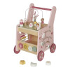 ANDADOR CARRO SENSORIAL MADERA ROSADO JUGUETE ANDADOR CARRO SENSORIAL MADERA ROSADO JUGUETE